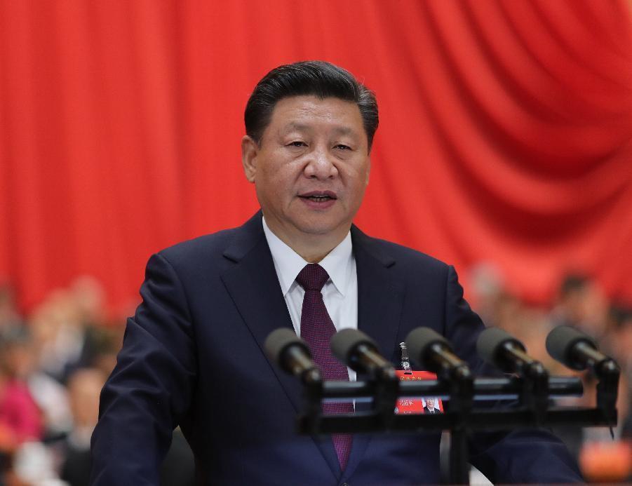 10月18日，欧博官网习近平在中国共产党第十九次全国代表大会上作报告。（图片来源：新华网）